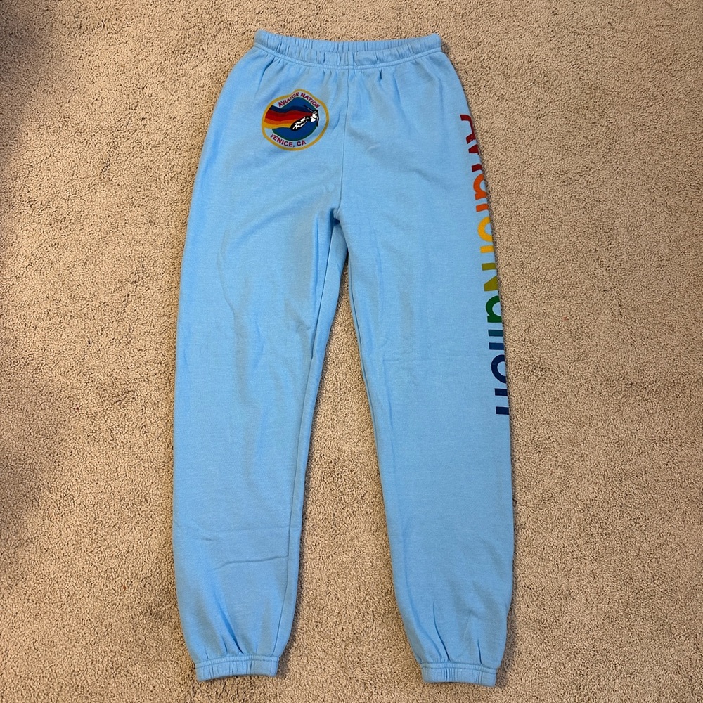 Aviator Nation Women’s Blue Sweatpants NWT